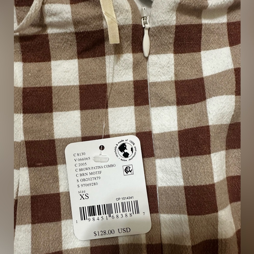 Free People Cecil Mini Gingham Halter Dress Size XS NWT - Picture 14 of 16